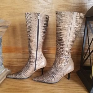 NANDO MUZI SNAKESKIN BOOTS